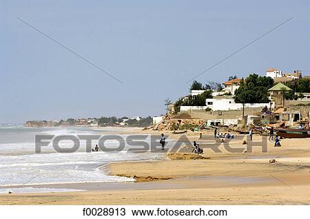 Senegal, Petite côte, Toubab Dialow, beach View Large Photo Image Stock Image - Senegal, Petite côte, Toubab Dialow, beach. Fotosearch