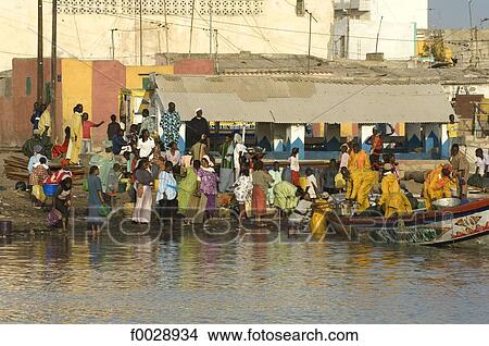 Senegal, Saint-Louis, port, return from fishing View Large Photo Image Picture - Senegal, Saint-Louis, port, return from fishing. Fotosearch