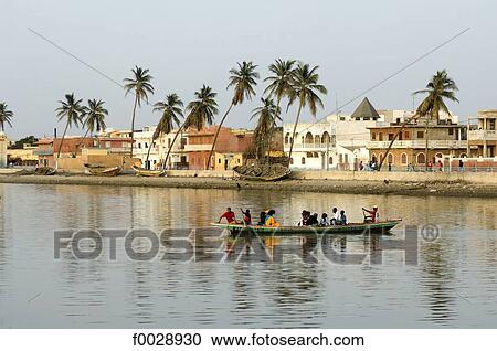 Senegal, Saint-Louis View Large Photo Image Stock Image - Senegal, Saint-Louis. Fotosearch