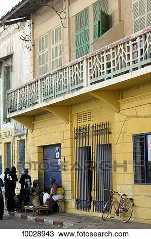 Senegal, Saint-Louis View Large Photo Image Stock Image - Senegal, Saint-Louis. Fotosearch