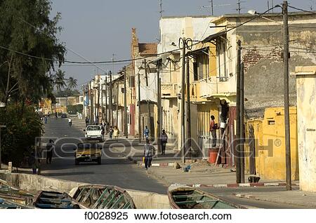 Senegal, Saint-Louis View Large Photo Image Stock Photography - Senegal, Saint-Louis. Fotosearch