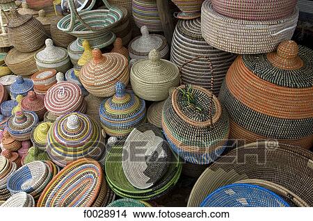 Picture - Senegal, Thies, vannery market. Fotosearch
