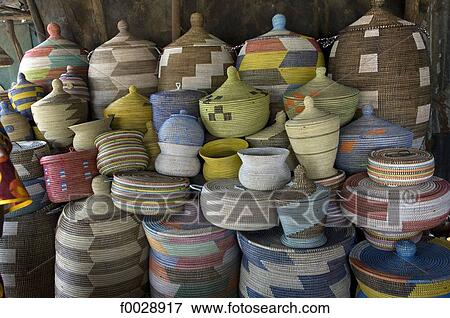 Stock Photo - Senegal, Thies, vannery market. Fotosearch
