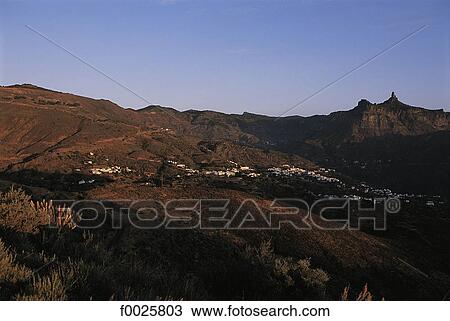 Spain, Canary Islands, Gran Canaria, Roque Nublo View Large Photo Image Stock Image - Spain, Canary Islands, Gran Canaria, Roque Nublo. Fotosearch
