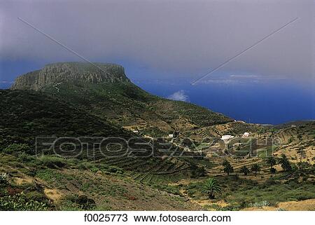 Stock Image - Spain, Canary Islands, La Gomera, La Fortaleza. Fotosearch