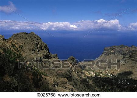 Stock Photo - Spain, Canary Islands, La Gomera, Valle Gran Rey. Fotosearch