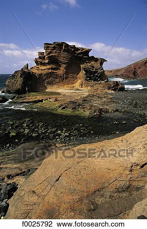 Spain, Canary Islands, Lanzarote, El Golfo View Large Photo Image Stock Image - Spain, Canary Islands, Lanzarote, El Golfo. Fotosearch