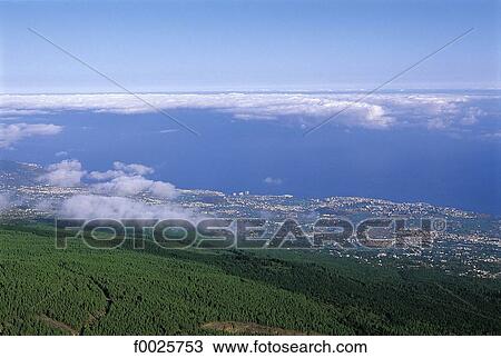 Stock Image - Spain, Canary Islands, Tenerife, Puerto de la Cruz. Fotosearch