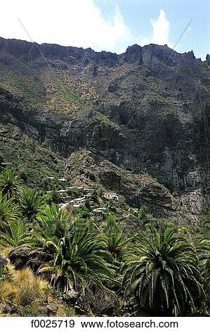 Spain, Canary Islands, Tenerife, Teno Hills, Masca View Large Photo Image Stock Photo - Spain, Canary Islands, Tenerife, Teno Hills, Masca. Fotosearch