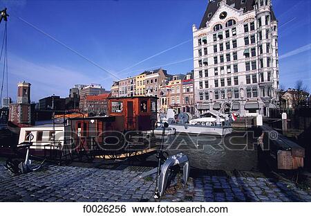 The Netherlands, South Holland, Rotterdam, old harbour View Large Photo Image Stock Photograph - The Netherlands, South Holland, Rotterdam, old harbour. Fotosearch