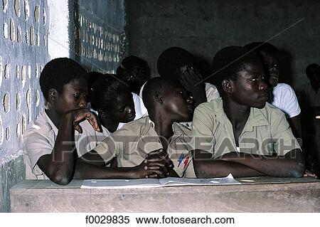 Togo, Aného, school children View Large Photo Image Stock Photography - Togo, Aného, school children. Fotosearch