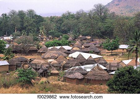 Togo, Bassar country, Bidjabé, traditional village View Large Photo Image Stock Image - Togo, Bassar country, Bidjabé, traditional village. Fotosearch