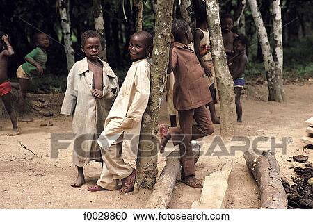Stock Image - Togo, children. Fotosearch