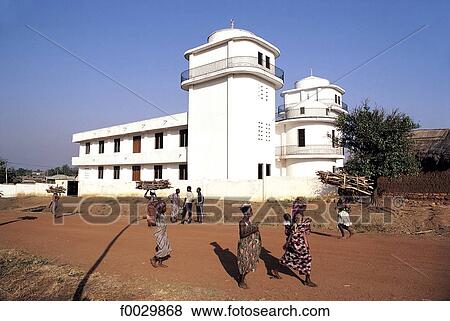 Stock Photo - Togo, Kotokoli country, Bafilo, mosque. Fotosearch
