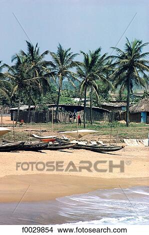 Togo, Krémé, beach View Large Photo Image Picture - Togo, Krémé, beach. Fotosearch
