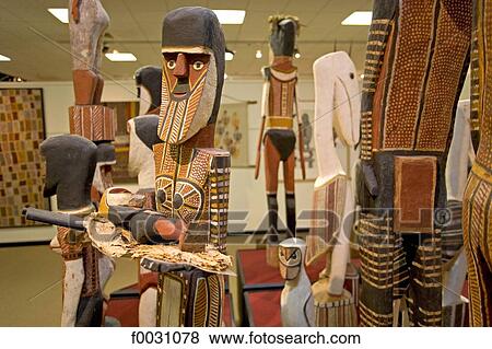 Australia, Northern Territory, museum and art gallery of the Northern Territory, aboriginal art, sculptures View Large Photo Image Stock Photo - Australia, Northern Territory, museum and art gallery of the Northern Territory, aboriginal art, sculptures. Fotosearch