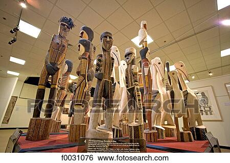 Australia, Northern Territory, museum and art gallery of the Northern Territory, aboriginal art, sculptures View Large Photo Image Stock Photograph - Australia, Northern Territory, museum and art gallery of the Northern Territory, aboriginal art, sculptures. Fotosearch