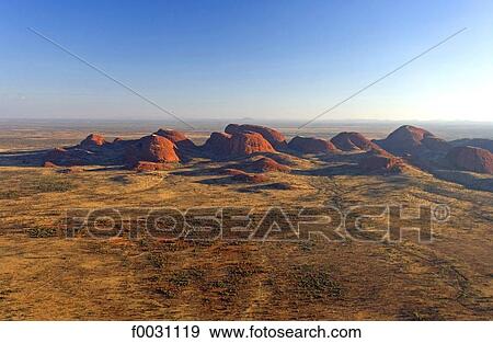 Australia, Northern Territory, Uluru-kata Tjuta national park, the Olgas, aerial photography View Large Photo Image Stock Photo - Australia, Northern Territory, Uluru-kata Tjuta national park, the Olgas, aerial photography. Fotosearch