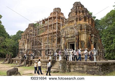 Picture - Cambodia, Angkor, Roluos. Fotosearch
