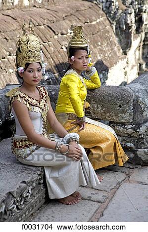 Cambodia, Angkor Thom, the bayon. View Large Photo Image Picture - Cambodia, Angkor Thom, the bayon.. Fotosearch