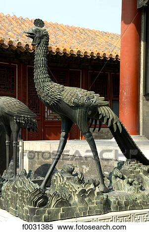 China, Beijing, Forbidden City, bronze peacock View Large Photo Image Stock Photography - China, Beijing, Forbidden City, bronze peacock. Fotosearch