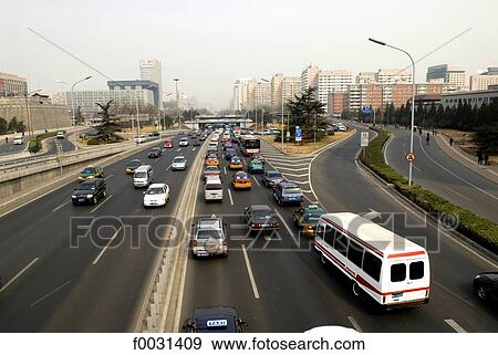 China, Beijing, traffic View Large Photo Image Stock Photo - China, Beijing, traffic. Fotosearch
