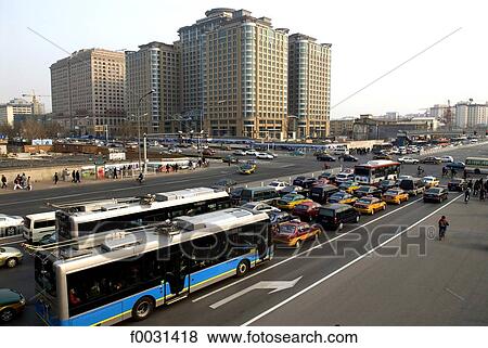 China, Beijing, traffic View Large Photo Image Stock Photo - China, Beijing, traffic. Fotosearch