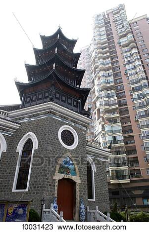 China, Guizhou, Guiyang, catholic church View Large Photo Image Stock Image - China, Guizhou, Guiyang, catholic church. Fotosearch