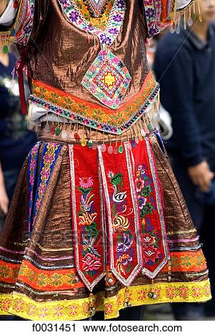 China, Guizhou, Leishan, dancer in traditional costume View Large Photo Image Stock Image - China, Guizhou, Leishan, dancer in traditional costume. Fotosearch