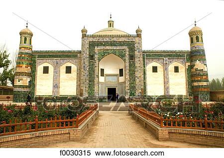 China, Xinjiang, kashgar, grave of Abakh Hoja View Large Photo Image Stock Photography - China, Xinjiang, kashgar, grave of Abakh Hoja. Fotosearch