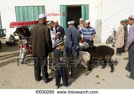 China, Xinjiang, Keriya, market View Large Photo Image Stock Image - China, Xinjiang, Keriya, market. Fotosearch