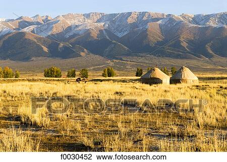 China, Xinjiang, north of Hami, nomad camp View Large Photo Image Stock Image - China, Xinjiang, north of Hami, nomad camp. Fotosearch