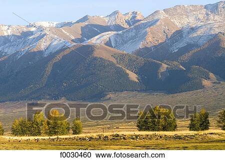 Stock Image - China, Xinjiang, north of Hami. Fotosearch