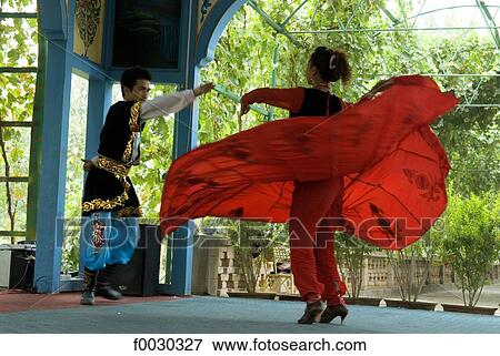 Stock Photo - China, Xinjiang, traditional Uyghur dance. Fotosearch