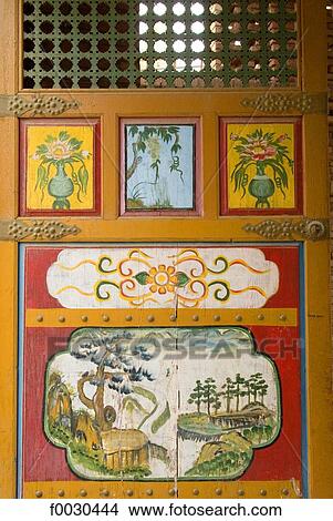 China, Xinjiang, Turpan, traditional Uyghur dwelling, painted doors View Large Photo Image Picture - China, Xinjiang, Turpan, traditional Uyghur dwelling, painted doors. Fotosearch