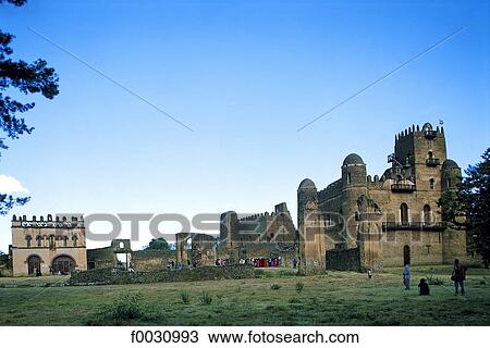 Ethiopia, Gondar, Fasiladas' palace View Large Photo Image Stock Image - Ethiopia, Gondar, Fasiladas' palace. Fotosearch