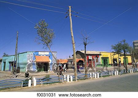 Ethiopia, Tigré region, Mékélé, street scene View Large Photo Image Stock Image - Ethiopia, Tigré region, Mékélé, street scene. Fotosearch
