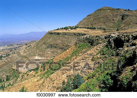 Ethiopia, Wollo region, mountain landscape View Large Photo Image Stock Photo - Ethiopia, Wollo region, mountain landscape. Fotosearch