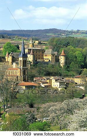 France, Beaujolais region, Jarnioux, general view View Large Photo Image Stock Photo - France, Beaujolais region, Jarnioux, general view. Fotosearch