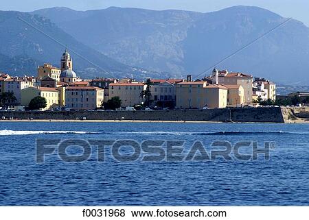 Stock Photo - France, Corsica, Ajaccio, the citadel.. Fotosearch