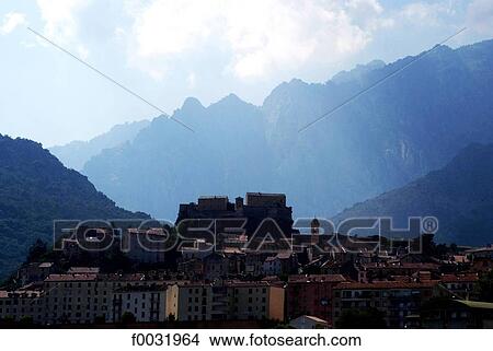 Picture - France, Corsica, Corte.. Fotosearch