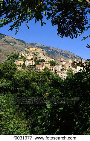 Stock Photo - France, Corsica, Corte.. Fotosearch