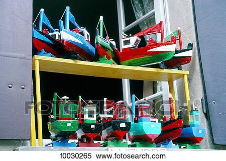 France, Normandy, Mont Saint-Michel, model scale colored fishing boats View Large Photo Image Stock Photography - France, Normandy, Mont Saint-Michel, model scale colored fishing boats. Fotosearch