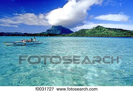 Stock Photo - French Polynesia, Bora Bora island.. Fotosearch