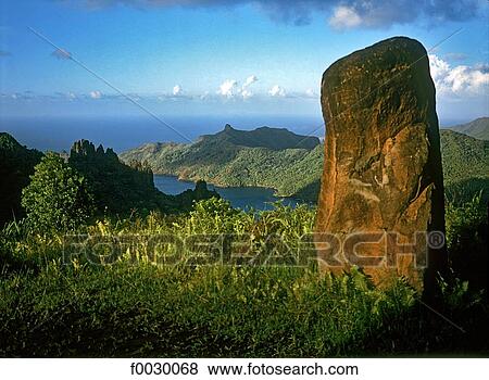 French Polynesia, Marquesas archipelago, Nuku Hiva island, Hatiheu bay View Large Photo Image Stock Photo - French Polynesia, Marquesas archipelago, Nuku Hiva island, Hatiheu bay. Fotosearch