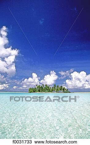 Stock Image - French Polynesia, Tuamotus.. Fotosearch