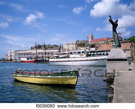 Granada, Saint George's, the harbour View Large Photo Image Stock Image - Granada, Saint George's, the harbour. Fotosearch