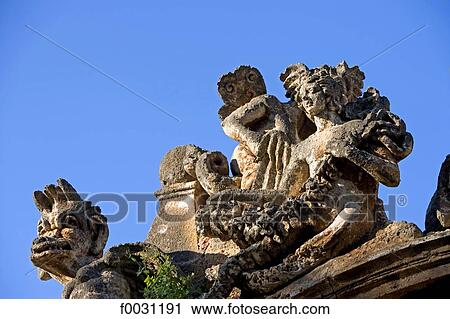 Italy, Sicily, Bagheria, Palagonia baroque villa, sculptures View Large Photo Image Stock Image - Italy, Sicily, Bagheria, Palagonia baroque villa, sculptures. Fotosearch
