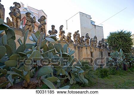 Italy, Sicily, Bagheria, Palagonia baroque villa View Large Photo Image Stock Photography - Italy, Sicily, Bagheria, Palagonia baroque villa. Fotosearch