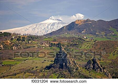 Italy, Sicily, Madonie national park, moutains and Etna at back View Large Photo Image Picture - Italy, Sicily, Madonie national park, moutains and Etna at back. Fotosearch